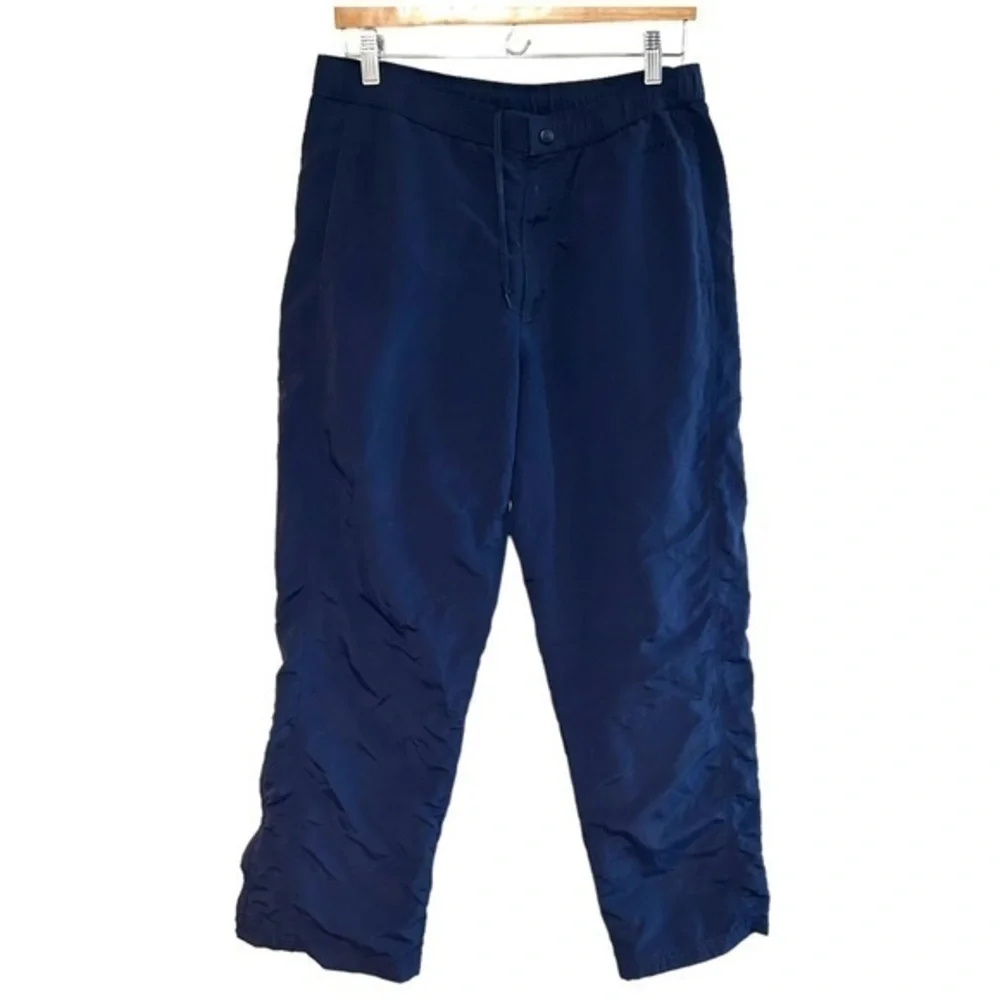 LL. Bean M‎ hiking outdoor pants ankle leg zip mesh lining navy